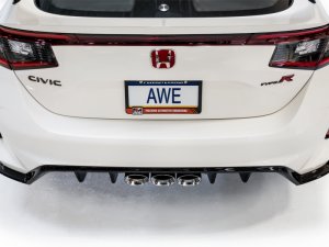 Honda Civic Type R Performance Exhaust - AWE Tuning - Cat Back, Touring Edition - Chrome Silver - 2023+